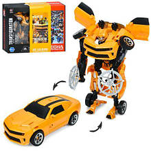 Трансформер HD111/HD112 TF, робот 23см+машина, в кор-ці 34,5-29-10,5см, HD111 жовтий