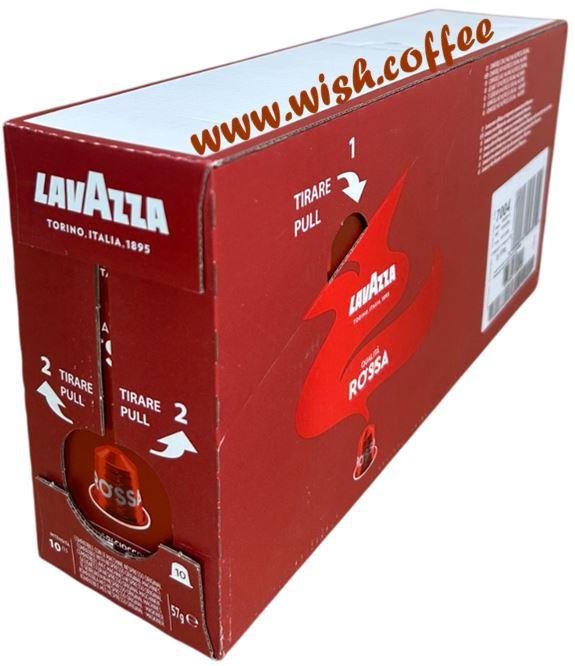 Ящик Кави в Капсулах Nespresso Lavazza Qualita Rossa  Aluminium (10 упаковок по 10 капсул), фото 1