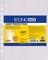 Файли для документів пластикові (А4+, матові, 30мкм, 100шт) Economix E31106-50