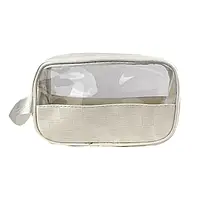 Косметичка для мужчин и женщин 180-20 20 х 13 см с ручкой белый