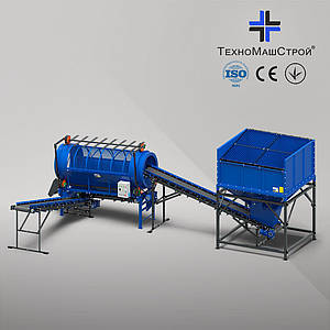 КБШ-3(барабанне сито, троммель, бутару, калібратор, барабанний прокидувач)