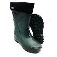 Гумові чоботи всесезонні (зі знімним утеплювачем), олива, EVA піна, UA