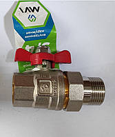 Кран кульовий 3/4" (DN 20) з американкою MVI