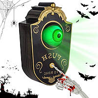 Хеллоуїнський дверний дзвінок Idota зі страшними звуками, дзвінок на очі, прикрас на Хеллоуїн