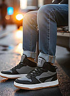 Дитяче демосизонне взуття для хлопчика черевики спортивні хайтопи утеплені на липучці РОЗМІР: 36-39