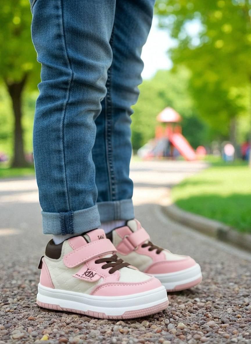 Дитяче демосизонне взуття для дівчаток, черевики, спортивні хайтопи утеплені на липучці. РАЗМЕР: 22-25, фото 1