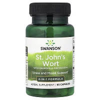 Звіробій Ромашка Бакопа 60 капс від стресу для хорошого сну настрою Swanson USA