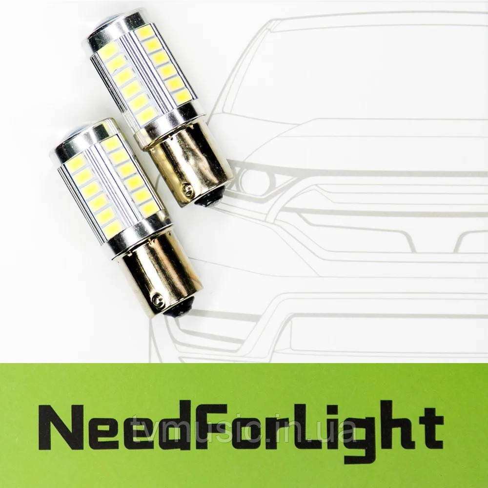 Автомобільні LED лампи NFL Flame 1156 White (2 шт.), фото 1