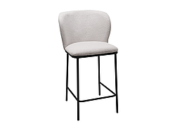 Напівбарний стілець B-300 айворі + чорний