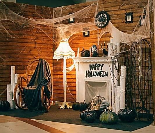 Набір святкових прикрас декор для дому на Хеловін з 10 предметів, фото 1