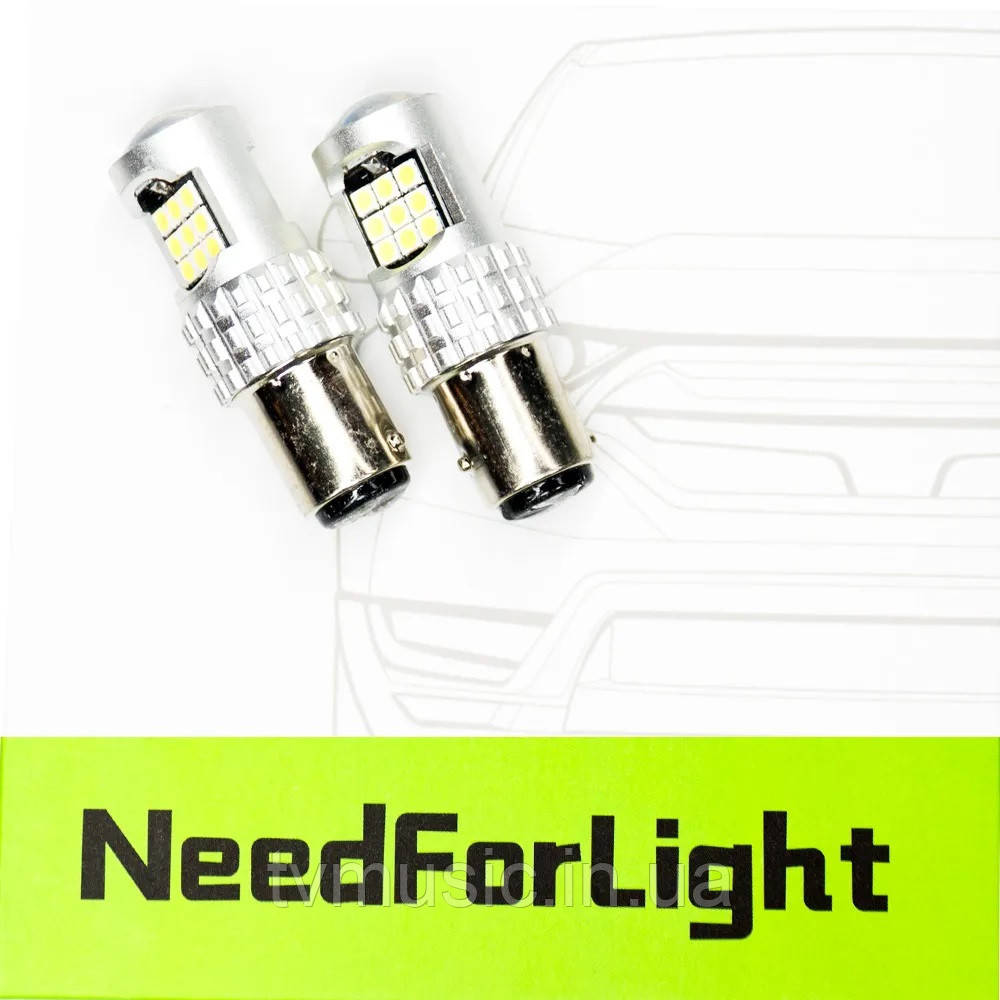 Автомобільні LED лампи NFL Shine BAU15S White (2 шт.), фото 1