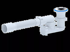 Сифон для душового піддону ANI-plast Е216 регульований 1 1/2" x 40 з гнучкою трубою 375 x 40/50