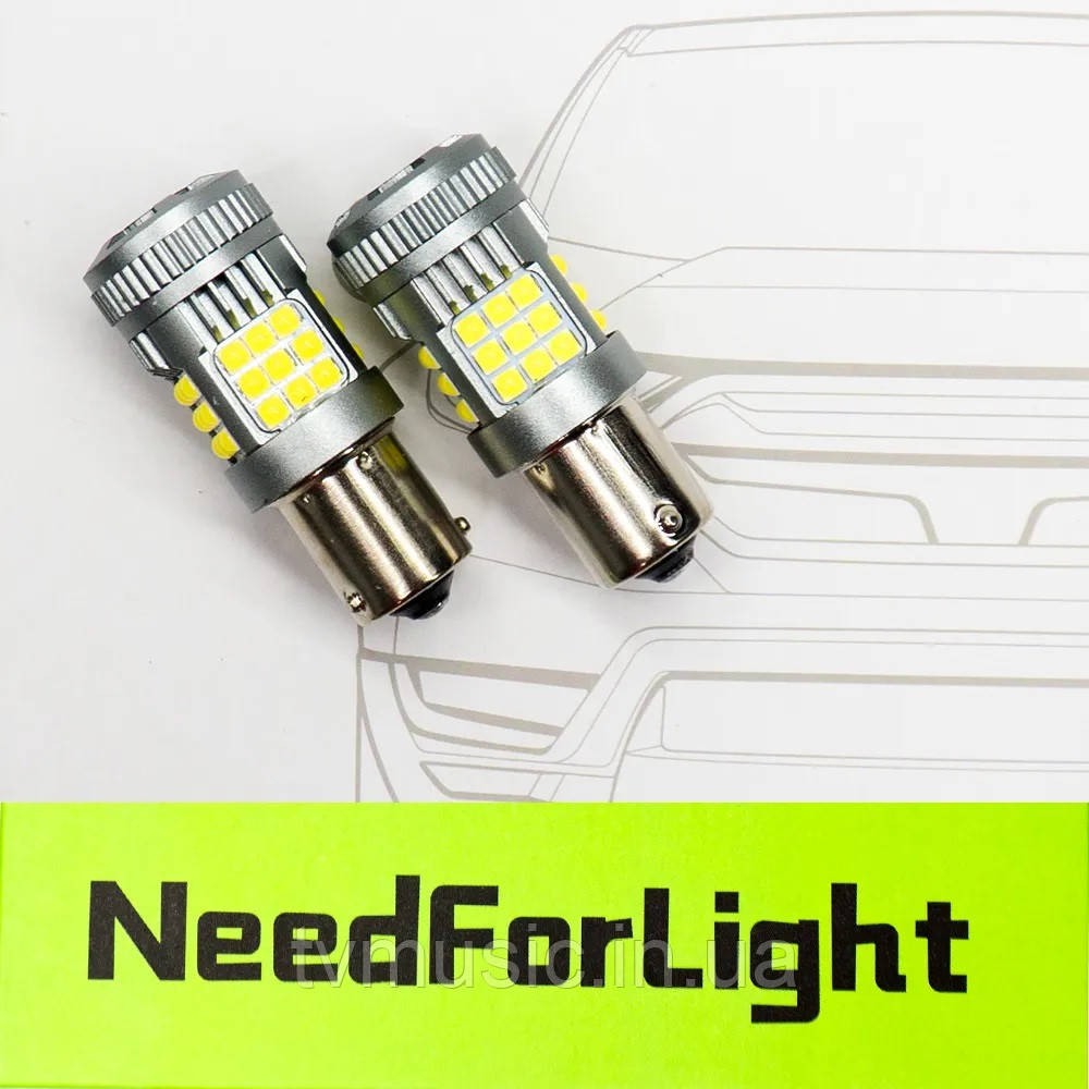 Автомобільні LED лампи NFL Flash BAU15S White (2 шт.), фото 1