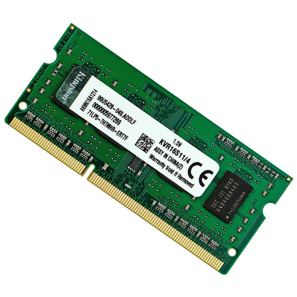 Оперативна пам'ять для ноутбука DDR3-1600 4Gb SODIMM PC3-12800 KVR16S11/4 (8C) 4096MB (7706917)
