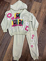 Дитячі трикотажні костюми для дівчаток 3561. .
