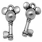 Кулон Ключ, Метал, Античне Срібло, 19х11х6мм, Отвір 2мм, 20 шт, фото 3