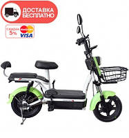 Велосипед с электромотором SPARK CITY 14" 48V/500W/20Ah Зеленый