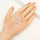 Конус Шапочки для Намистин, Залізні, Срібло, 12х8мм, Отвір 1.5мм, 50 шт, фото 3