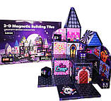 Магнітний конструктор пазл Monster Замок з привидами магнітні блоки для дітей 52 деталі, фото 2