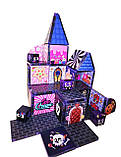 Магнітний конструктор пазл Monster Замок з привидами магнітні блоки для дітей 52 деталі, фото 9