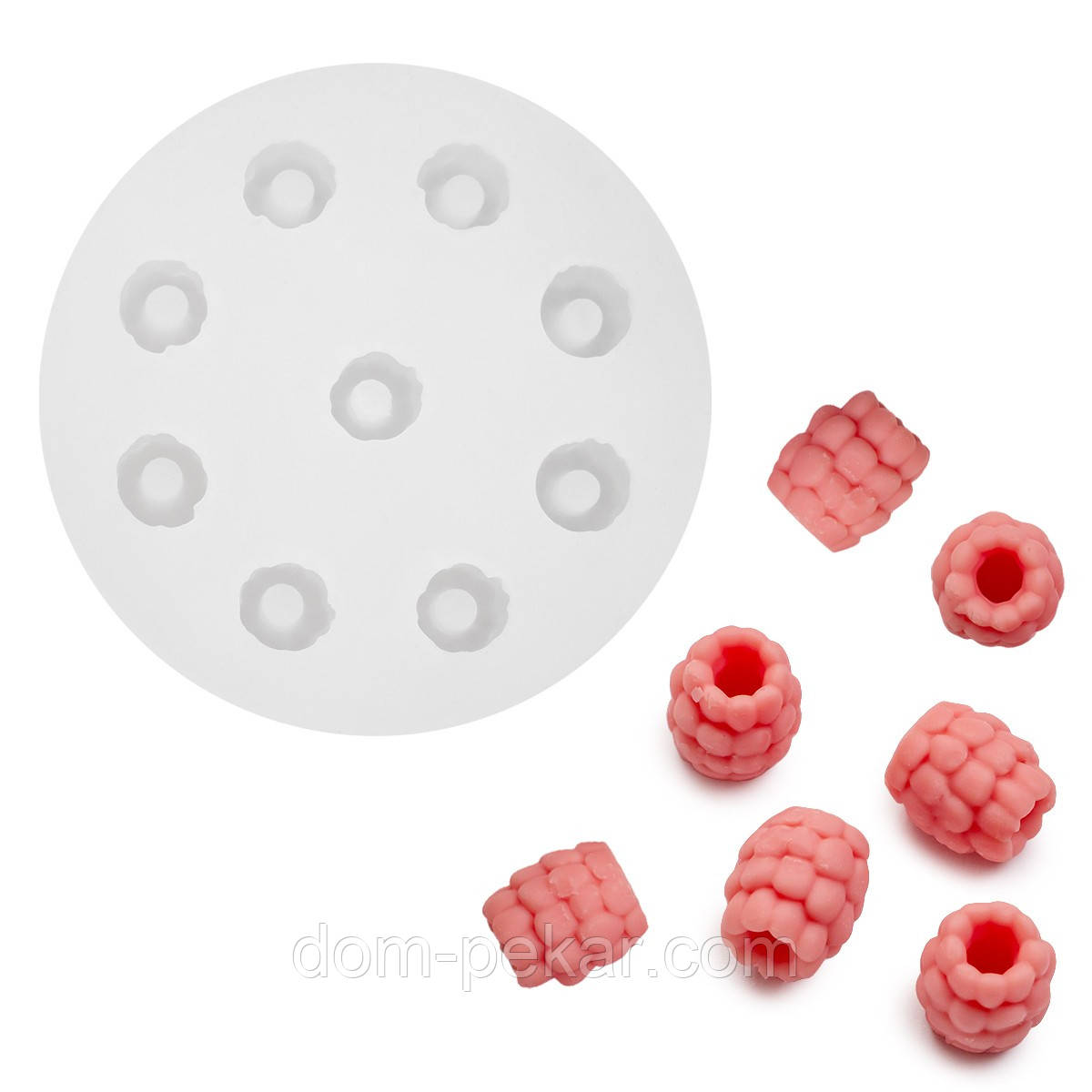 Молд 3Д силіконовий ягоди Малини 9 шт SK2330872458