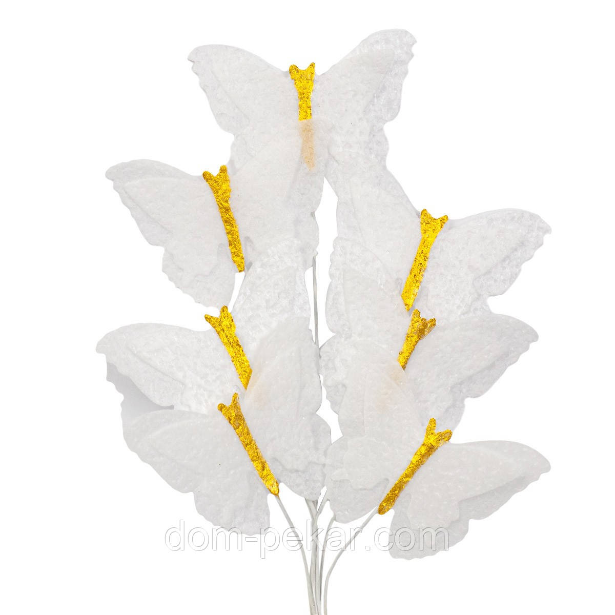 СЛАДО вафельний декор Метелики білі 7 шт