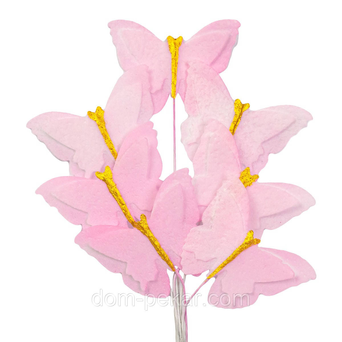 СЛАДО вафельний декор Метелики рожеві 7 шт