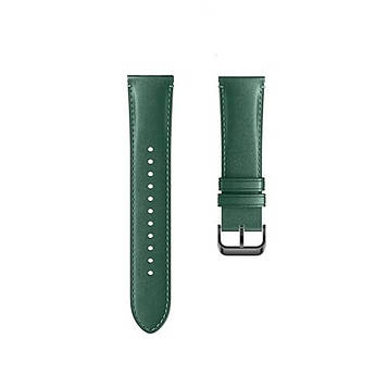 Ремінець шкіряний для годинника Xiaomi Watch 2/ 2Pro/ S4/ S3/ S2/ S1 22 мм Green