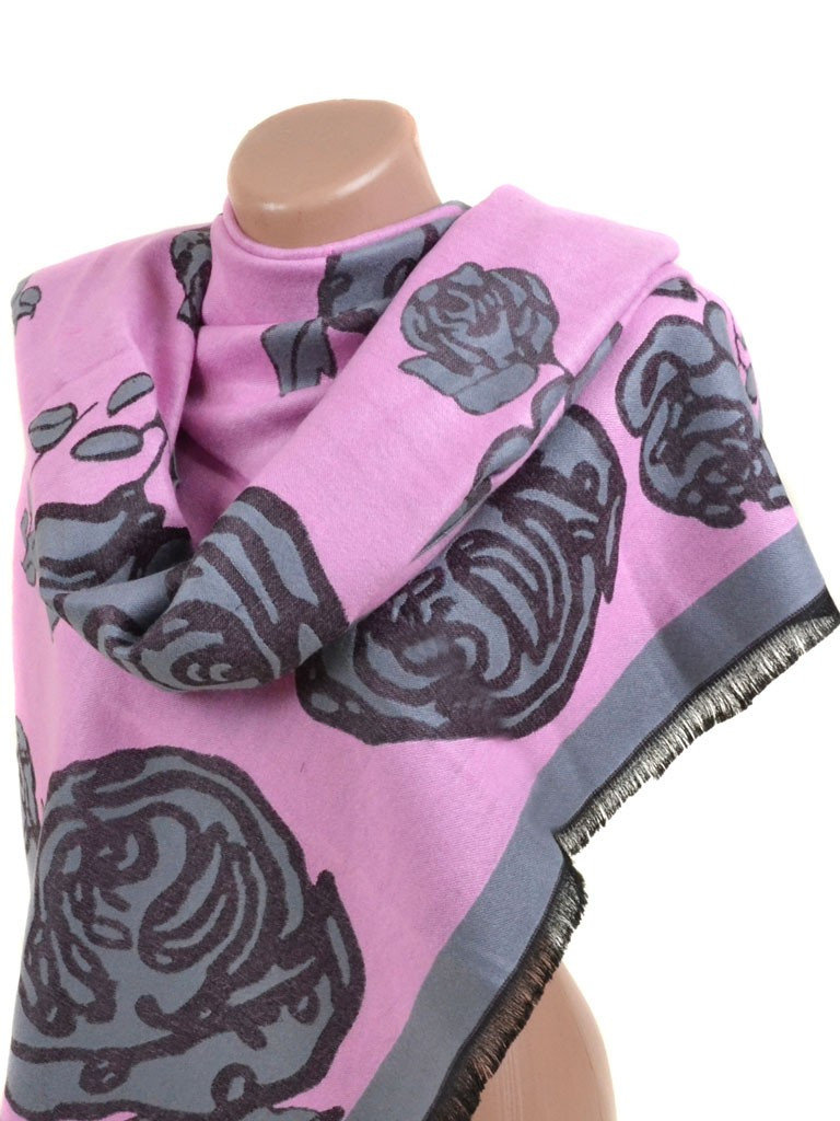PODIUM Палантин кашемір SL 32061 pink