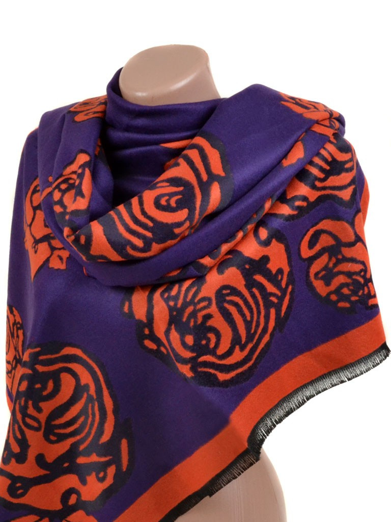 PODIUM Палантин кашемір SL 32061 purple