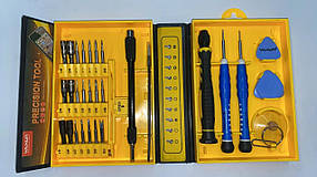 Набір викруток 38 в 1 Yaxun YX-6028A – професійний інструмент для ремонту телефонів, ноутбуків, електроніки.