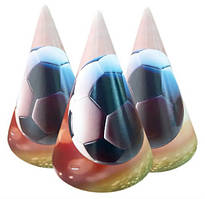 Ковпачки дитячі "Футбол". Розмір: 16см.