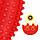М'яч масажний огірок 4FIZJO Spike Bean 11.5 x 5 см Red (P-5905973403313), фото 6