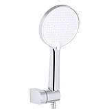 Змішувач для ванни Qtap Evia з поворотним виливом (з душовим гарнітуром) QTEVI260CRM47578 Chrome, фото 4