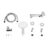 Змішувач для ванни Qtap Evia з поворотним виливом (з душовим гарнітуром) QTEVI260CRM47578 Chrome, фото 8