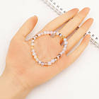 Браслет з Намистин Натурального Агату, Еластичний, 5-6см, Намистина 5.8-6.8мм, 27-31шт/браслет, фото 2