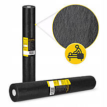 Простирадло одноразове 4FIZJO 50 м x 60 см у рулоні 18 г/м2 Black (P-5905973406826), фото 2