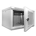 Шафа серверна SteelNet 9U 600 x 450 для мережевого обладнання (перфорація, сірий), фото 2