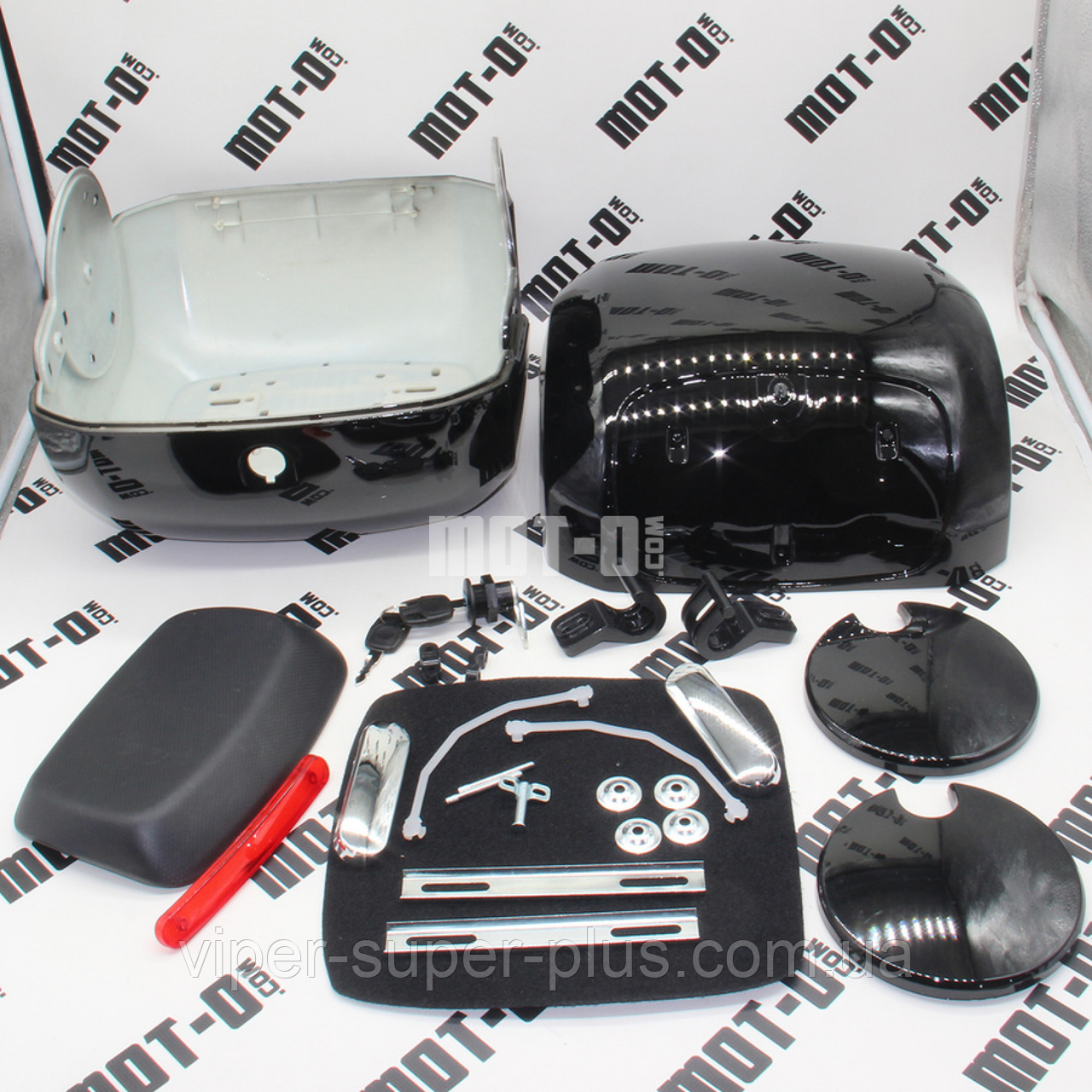 Кейс-бокс, чорний Fada N9 (FDEB 10SLA-72) для електровелосипедів та мототехніки, фото 1