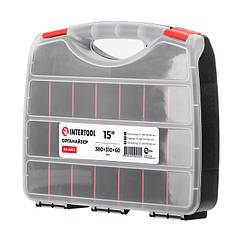 Органайзер 15" 380*310*60 мм INTERTOOL BX-4002
