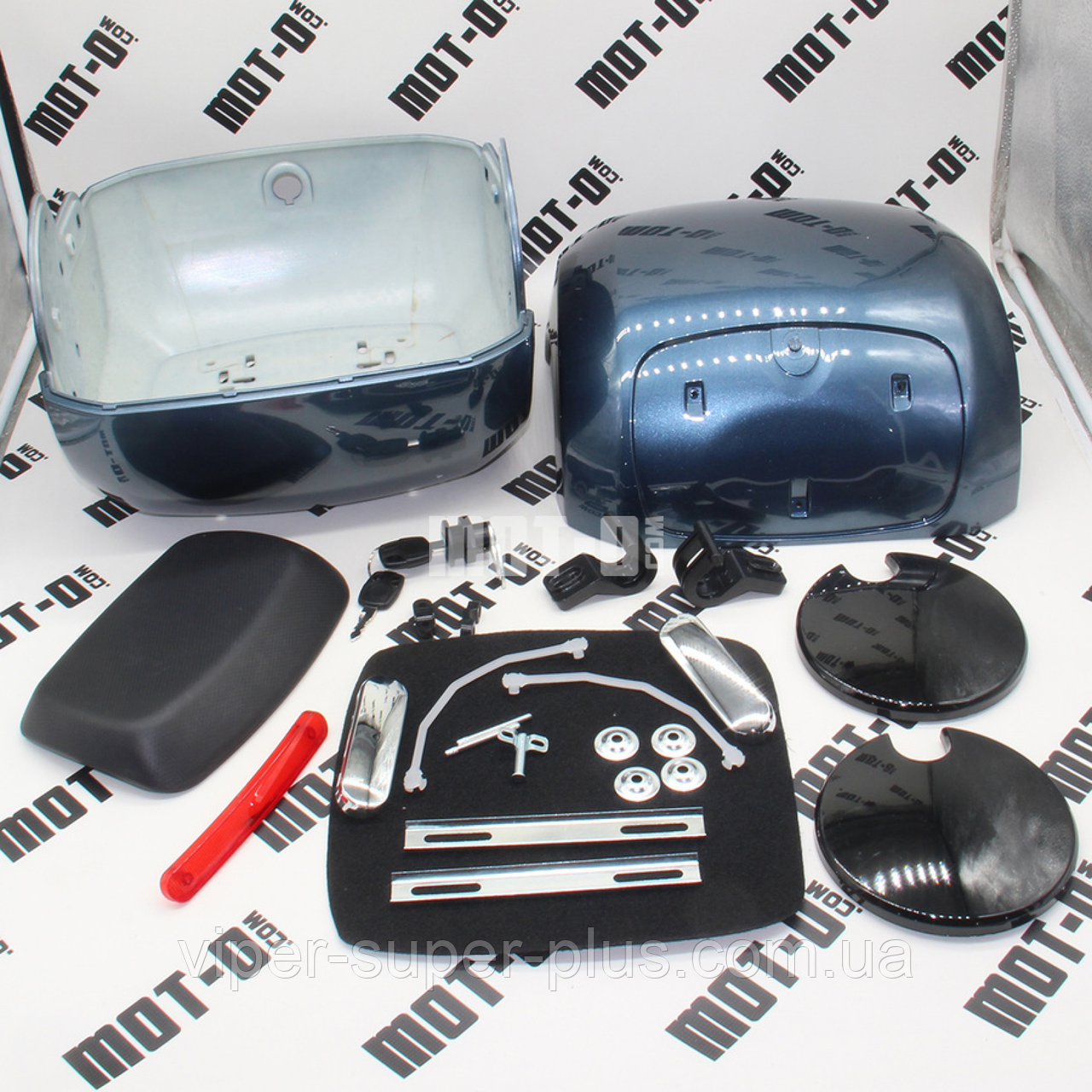 Кейс-бокс, синій Fada N9 (FDEB 10SLA-72) для електровелосипедів та мототехнікиКейс-бокс, синий Fada N9 (FDEB 10SLA-72) для электро, фото 1