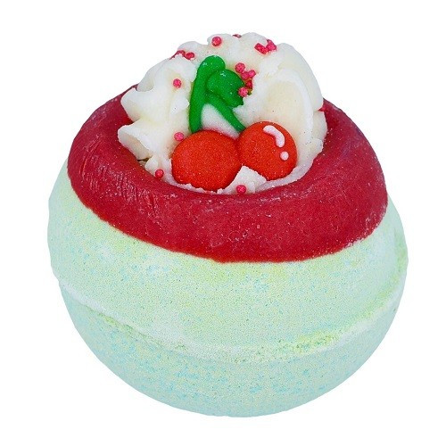 Бомбочка для ванні Cherry on top 160 г аромат: Вишня-яблуко