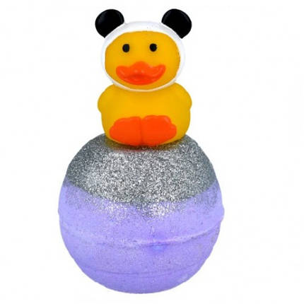 Бомбочка для ванни з іграшкою Quack Fu 160г аромат: Дитяча пудра, фото 1