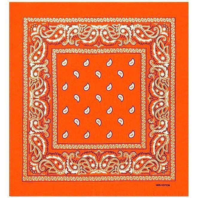 Бандана ковбойська (помаранчева)