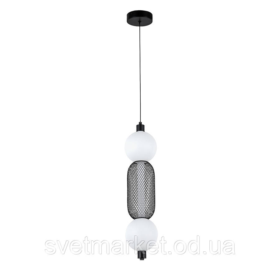 Декоративний підвісний світлодіодний світильник 7812034 BK, фото 1