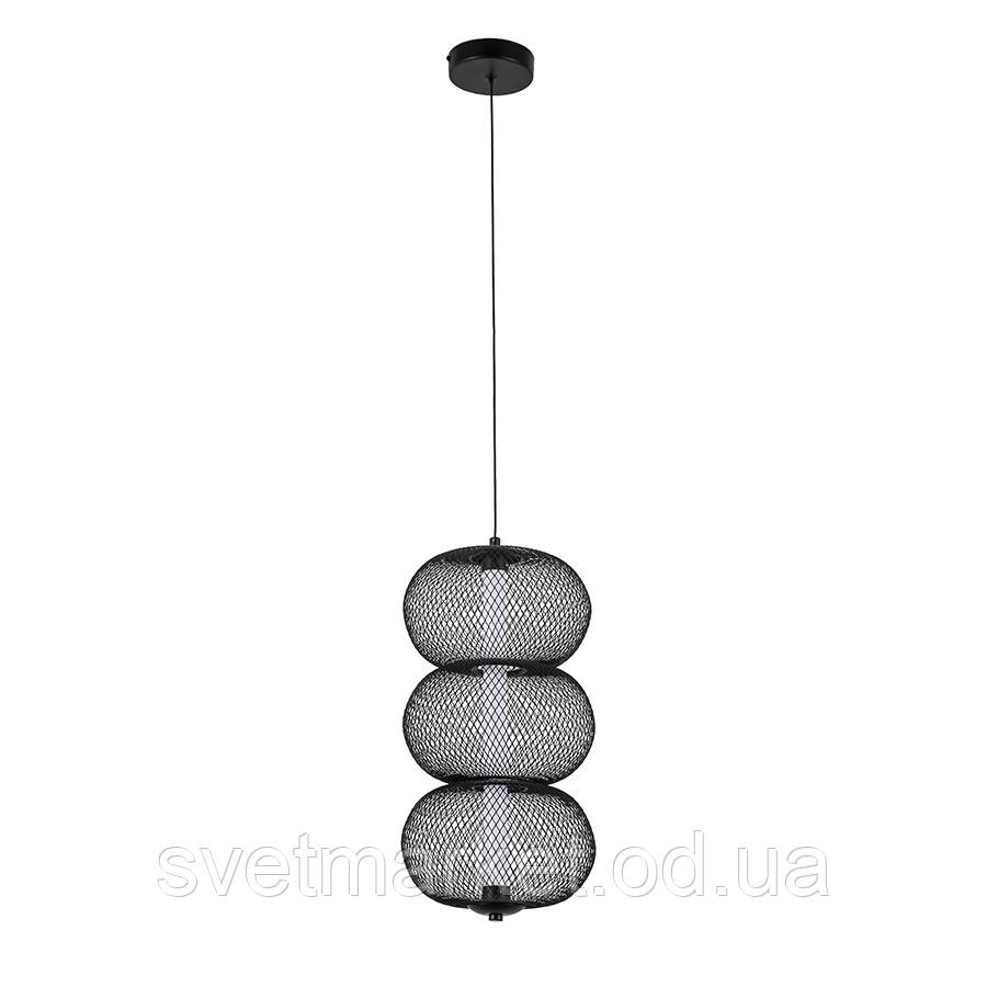 Декоративний підвісний світлодіодний світильник 7812036 BK, фото 1