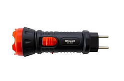 Ручний акумуляторний ліхтар Wimpex WX-2890 із захистом LED Заряджання від мережі Чорний/Червоний