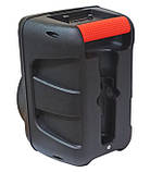 Портативна колонка Sing-e ZQS8147 з мікрофонами та пультом Акустична система RGB підсвітка Чорний 200 Вт, фото 6