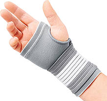 Фіксатор зап'ястя та долоні Gymtek розмір М сірий, фото 5