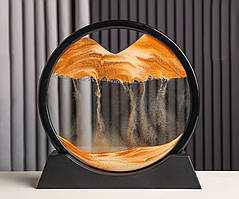 3D настільна картина декор з сипучим піском Quicksand Orange